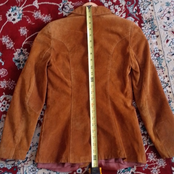 Boutique Of Leathers Suede Blazer Jacket Made In Canada Vintage - Picture 12 of 14